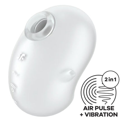 Vibratore Cutie Ghost Lay-on bianco di Satisfyer, immagine 2