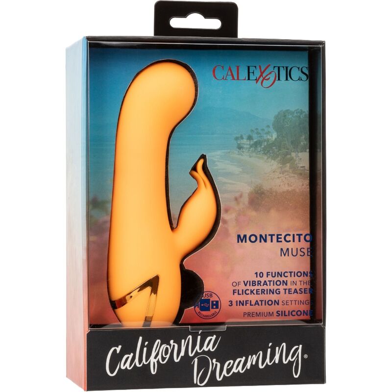 Vibratore rabbit Montecito Muse Orange by california dreaming di Calexotics, immagine 10