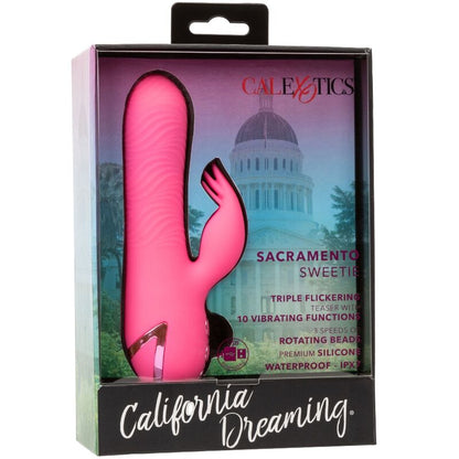 Vibratore rabbit Sacramento Sweetie pink by california dreaming di Calexotics, immagine 10