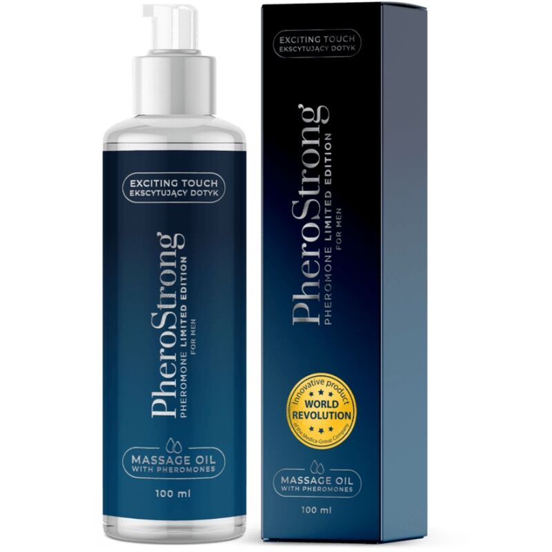 Olio da massaggio edizione limitata per uomini 100 ml di Pherostrong
