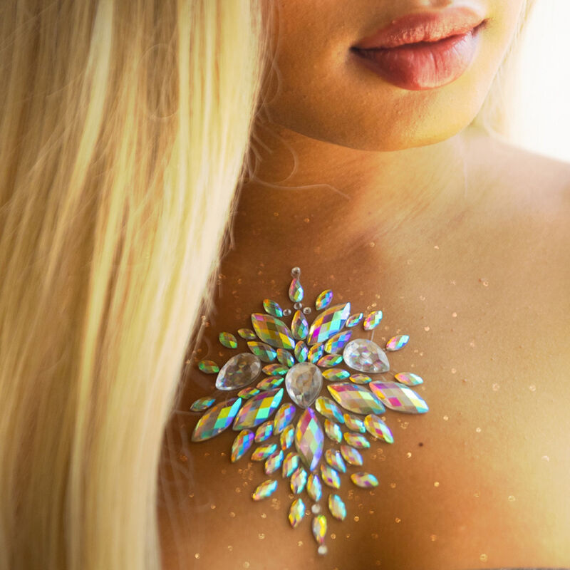 Reggiseno gioiello corpo adesivo Celestiale di Leg Avenue, immagine 2