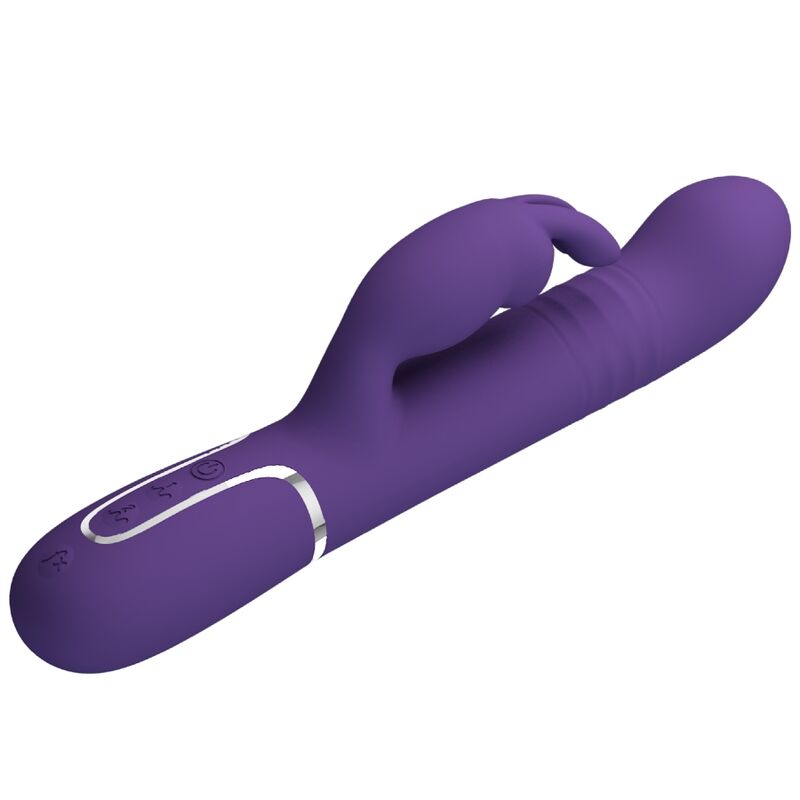 Vibratore Coale coniglio Carbone 4 en 1 viola di Pretty Love, immagine 4