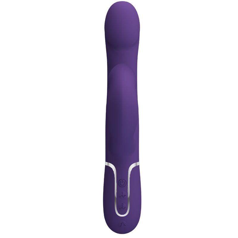 Vibratore Zalin perle coniglio 4 en 1 viola di Pretty Love, immagine 4