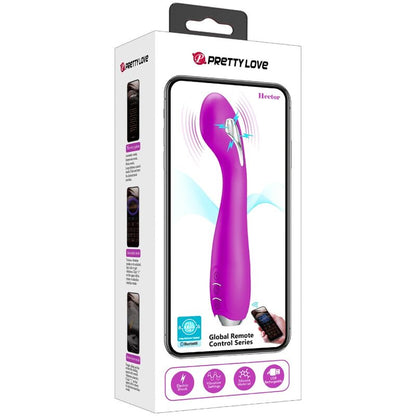 Vibratore Hector Elettroshock APP gratuita viola di Pretty Love, immagine 18
