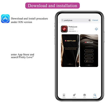 Vibratore Hector Elettroshock APP gratuita viola di Pretty Love, immagine 8