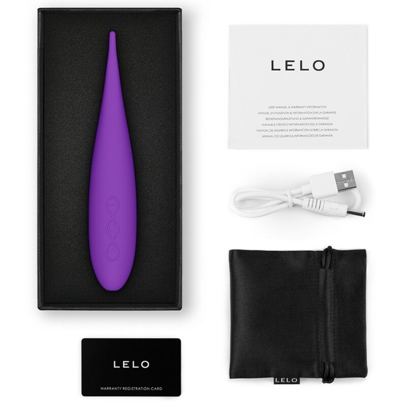 Stimolatore clitoride Dot travel viola di Lelo, immagine 4