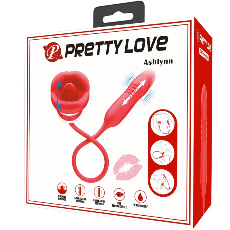 Masturbatore Ashlynn bocca rosso di Pretty Love, immagine 6