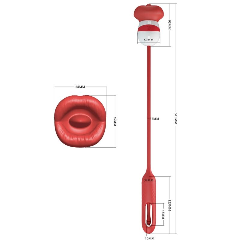 Masturbatore Alyss bocca rosso di Romance, immagine 4