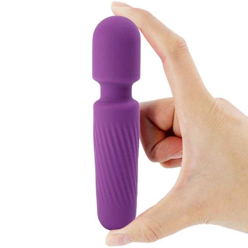 Massaggiatore Your magic e vibratore magico ricaricabile 10 vibrazioni viola di Armony, immagine 4