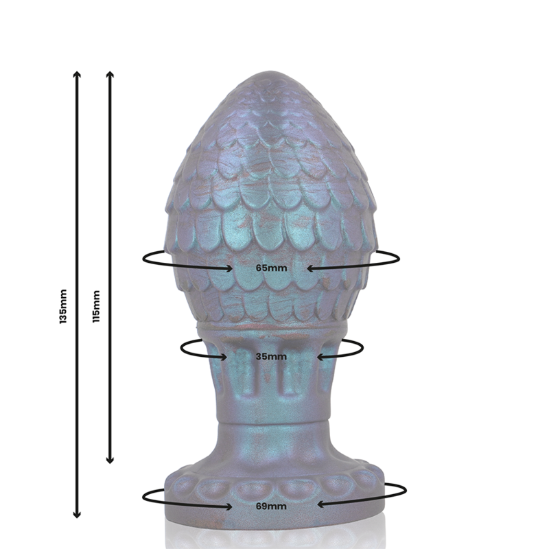 Plug anale Vrakos dragon egg taglia L di Epic, immagine 3