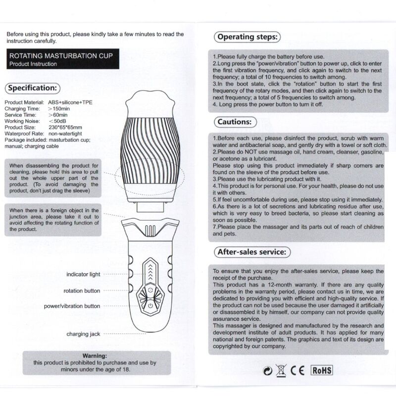 Vibratore Belucci masturbatore orale bianco di Armony, immagine 4