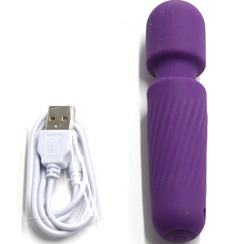 Massaggiatore Your magic e vibratore magico ricaricabile 10 vibrazioni viola di Armony, immagine 5