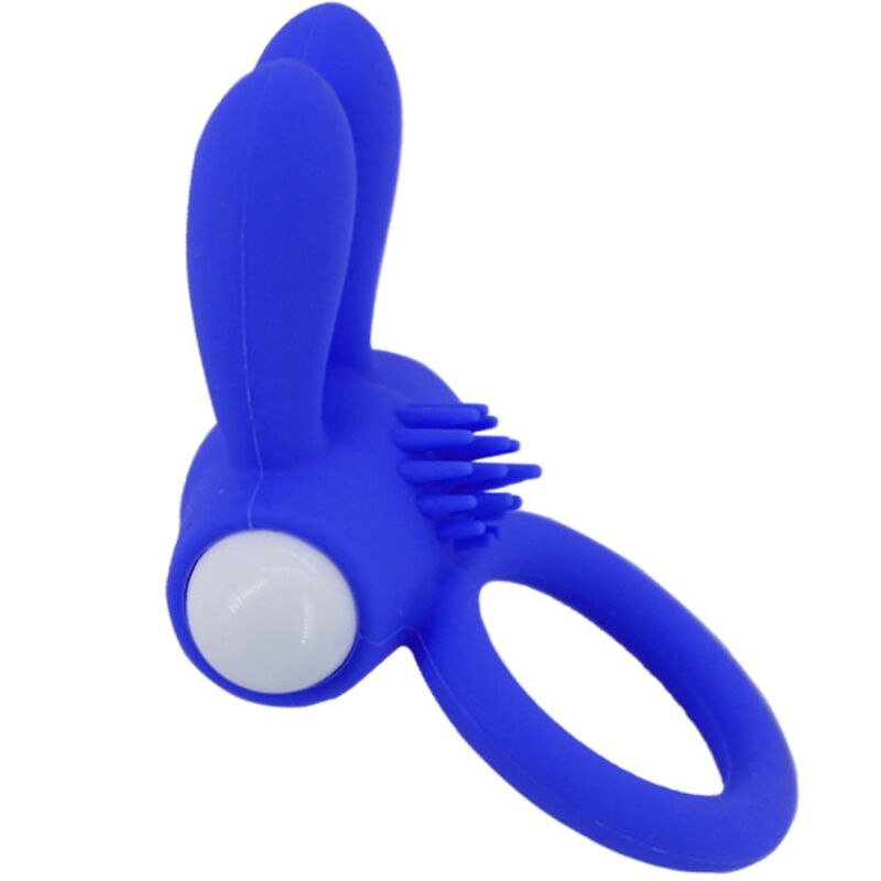 Anello Mr bunny vibratore in silicone blu di Armony, immagine 3