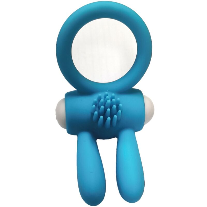 Anello Mr bunny vibratore in silicone nero di Armony, immagine 3