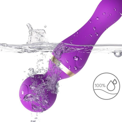 Massaggiatore e vibratore Freeza testa super flessibile viola di Armony, immagine 4