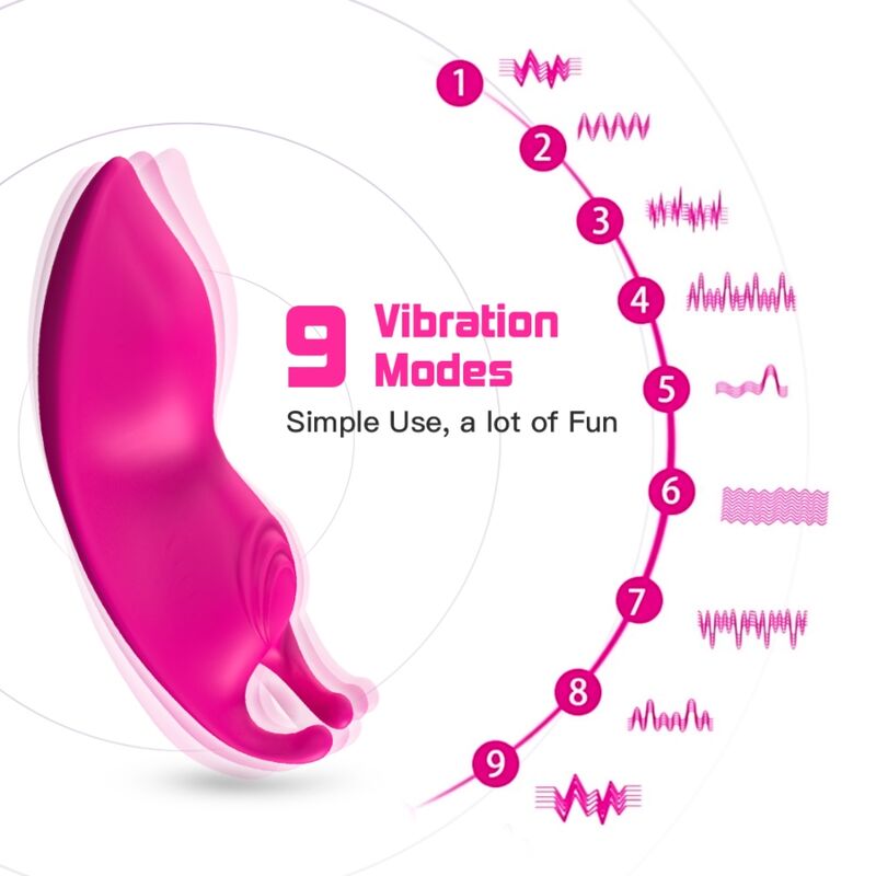 Vibratore Mutandina indossabile Honeybee G-spot remote control fucsia di Armony, immagine 9