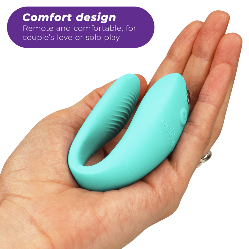 Stimolatore clitoride Sync lite turchese di We-Vibe, immagine 3