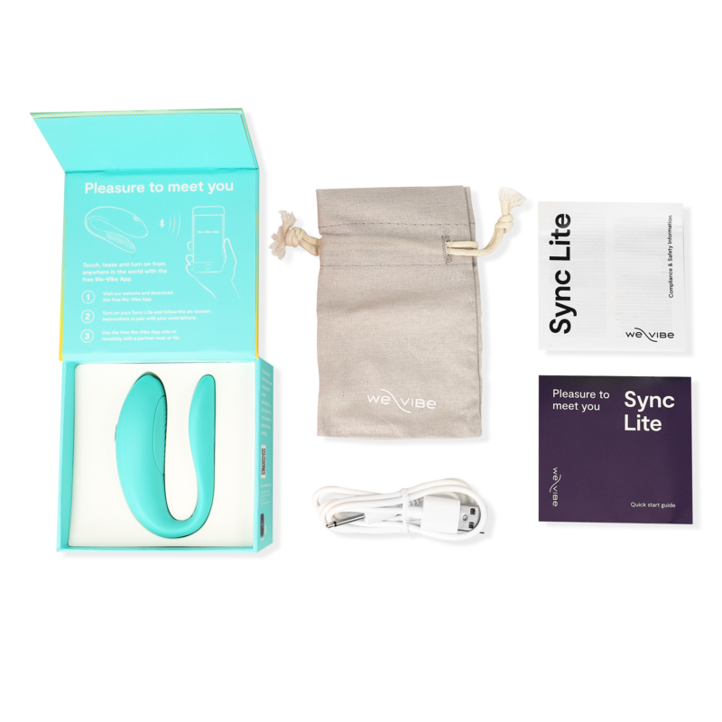 Stimolatore clitoride Sync lite turchese di We-Vibe, immagine 5