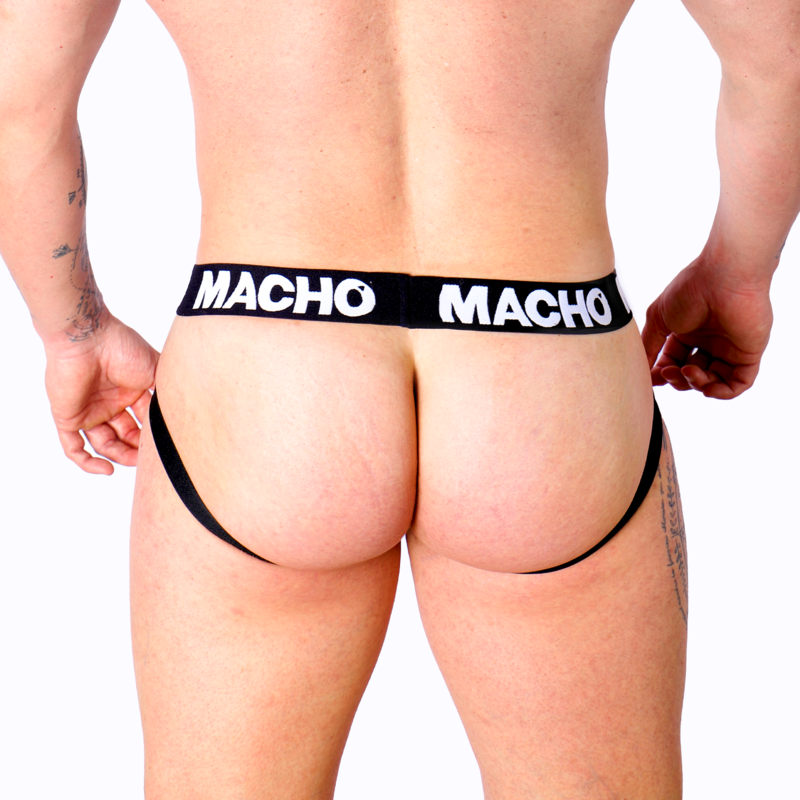 Jock Mx27gr leather grigio beige L di Macho, immagine 6