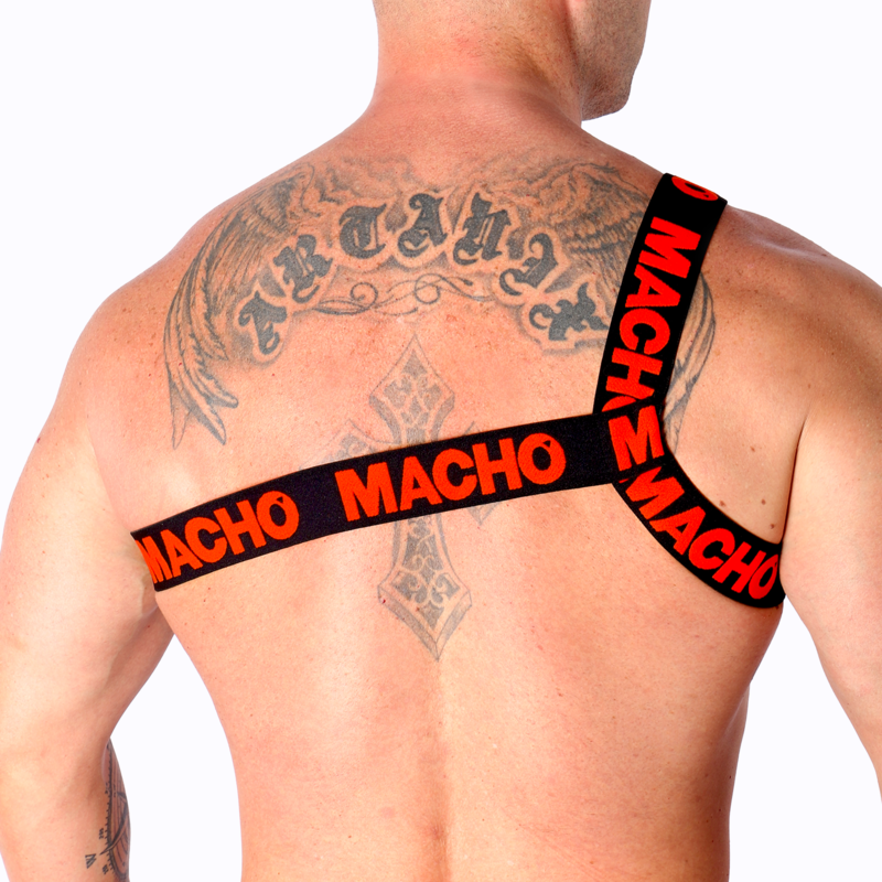Intimo uomo pettorina Romana rossa L/XL di Macho, immagine 3
