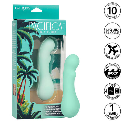 Stimolatore Pacifica Bora Bora punto g 10 vibrazioni aqua di Calexotics