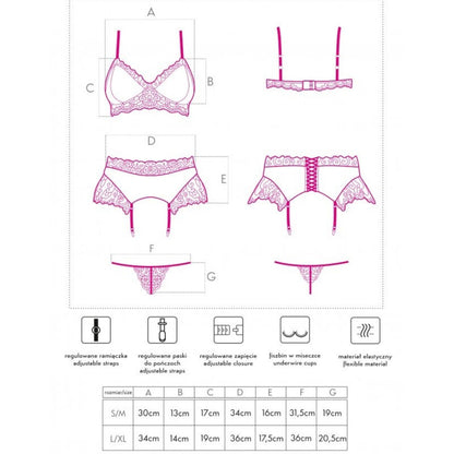 Reggiseno Nahir e slip e cintura L/XL di Livco Corsetti Fashion, immagine 4
