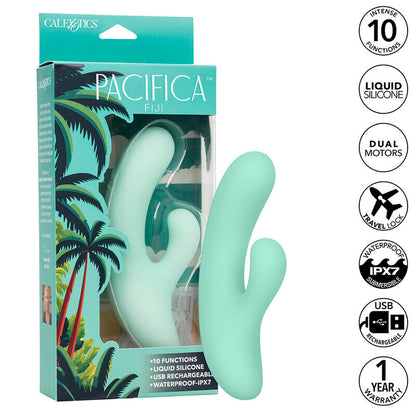 Vibratore Pacifica Fiji e stimolatore punto g 10 vibrazioni aqua di Calexotics, immagine 2