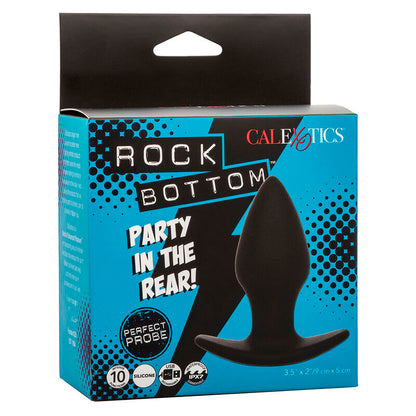 Rock Bottom perfect anal plug 10 vibrazioni silicone nero di Calexotics, immagine 10
