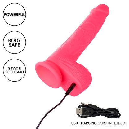 Vibratore realistico Studs 10 vibrazioni rosa di Calexotics, immagine 7