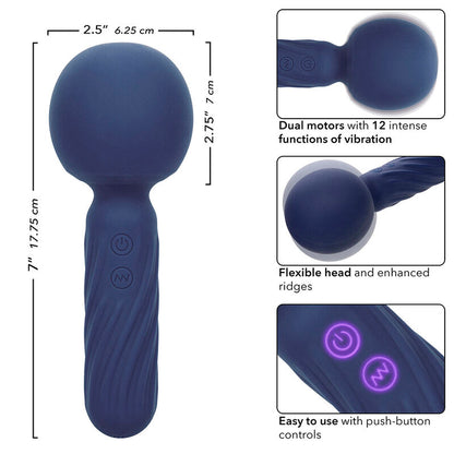 Massaggiatore Charisma Seduction 12 funzioni 17,75 cm x 6,25 cm viola di Calexotics, immagine 7