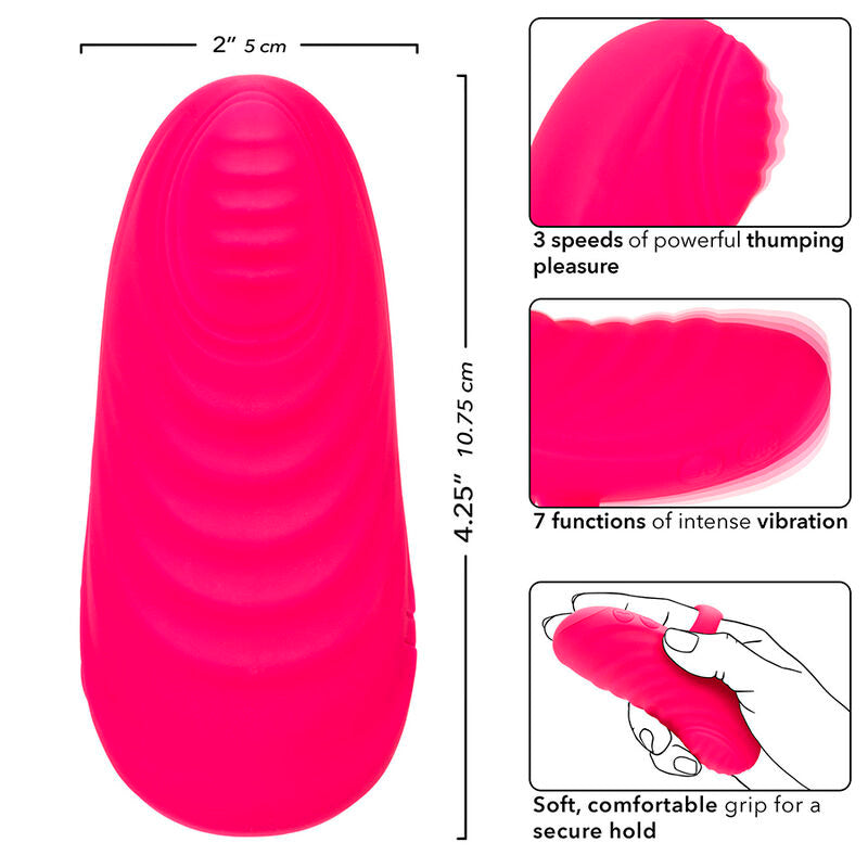 Massaggiatore Envy palla rotante portatile 7 vibrazioni rosa di Calexotics, immagine 9