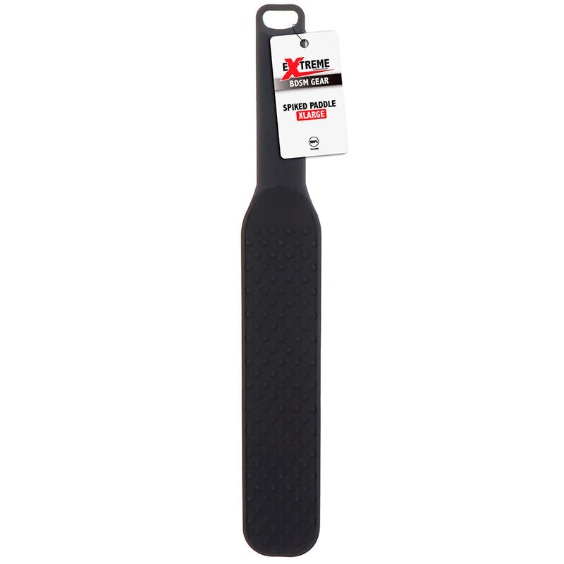 Frusta e paddle extreme Spuntata extra large nera di Hidden Desire