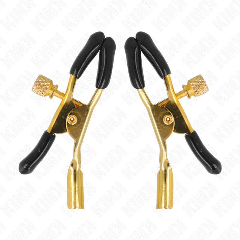 Pinze per capezzoli oro 6 cm di Kink