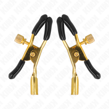 Pinze per capezzoli oro 6 cm di Kink