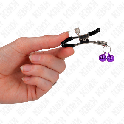 Pinza per Capezza doppia viola 6 cm di Kink, immagine 3