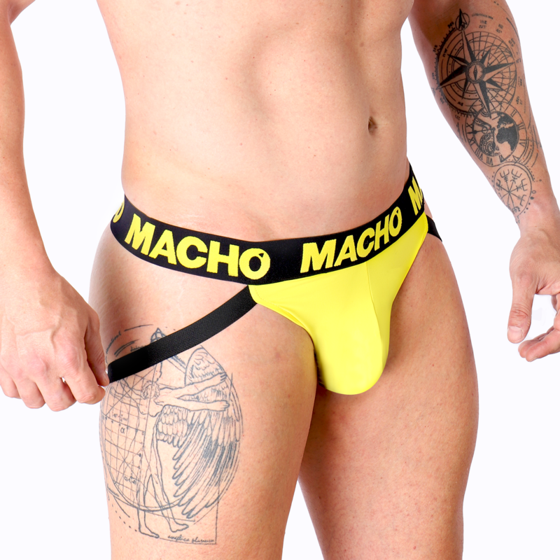 Jock Mx25a lycra giallo M di Macho, immagine 2