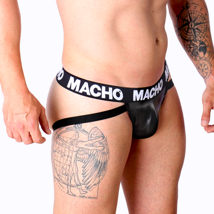 Jock Mx25nc nero pelle XL di Macho, immagine 2