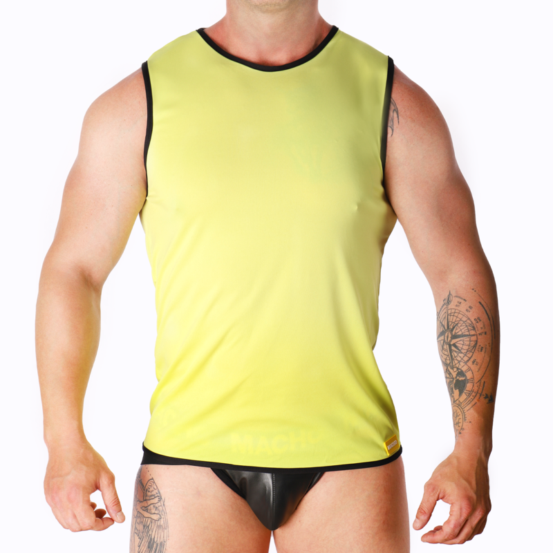 Intimo uomo maglietta gialla S/M di Macho