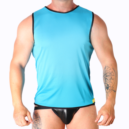 Intimo uomo maglietta blu S/M di Macho