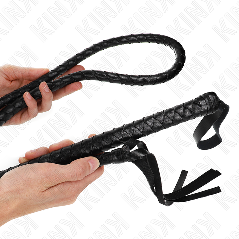 Frusta serpente lunga nera 210 cm di Kink