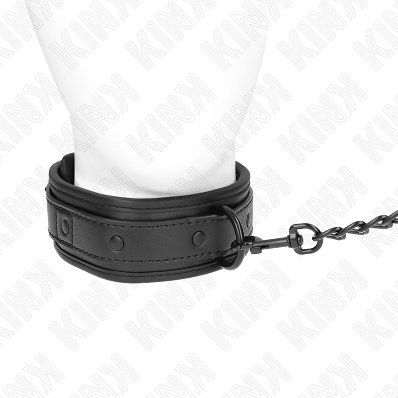 Collare bondage in neoprene modello 2 con cintura 78 cm regolabile 37,5 x 49,5 cm di Kink, immagine 3