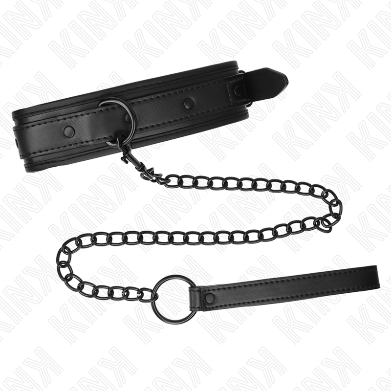 Collare bondage in neoprene modello 2 con cintura 78 cm regolabile 37,5 x 49,5 cm di Kink, immagine 4