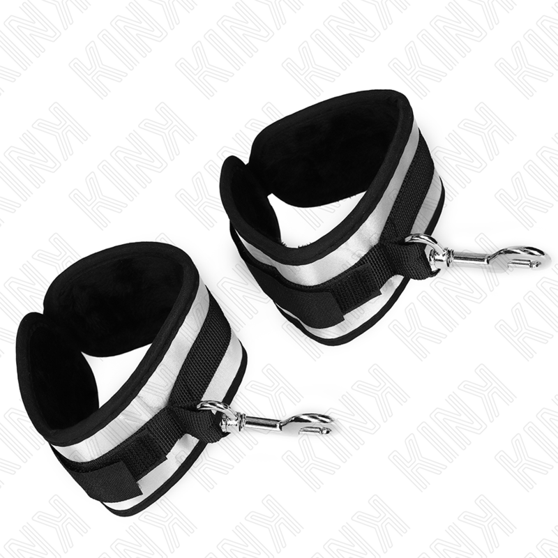 Polsini in neoprene grigio 23 x 5 cm di Kink, immagine 3