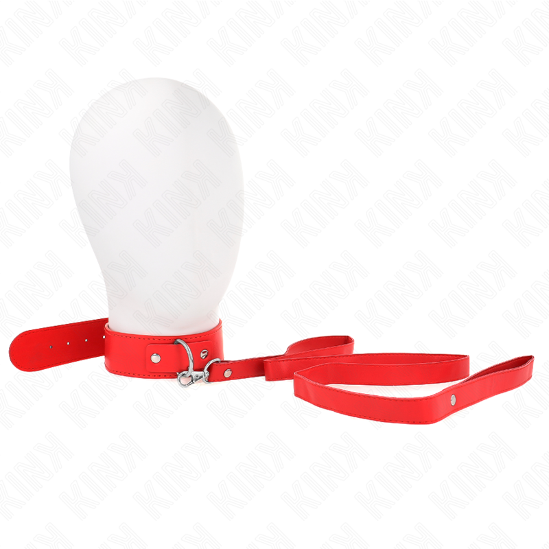 Collana con cintura 116 cm Rojo cinturino regolabile 32-50 cm x 8 cm di Kink
