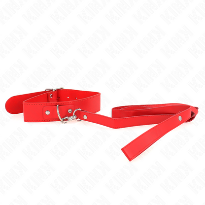 Collana con cintura 116 cm Rojo cinturino regolabile 32-50 cm x 8 cm di Kink, immagine 4