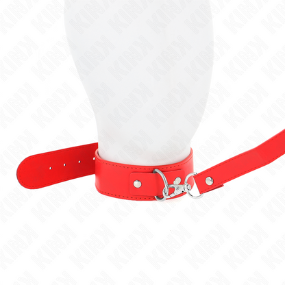 Collana con cintura 116 cm Rojo cinturino regolabile 32-50 cm x 8 cm di Kink, immagine 5