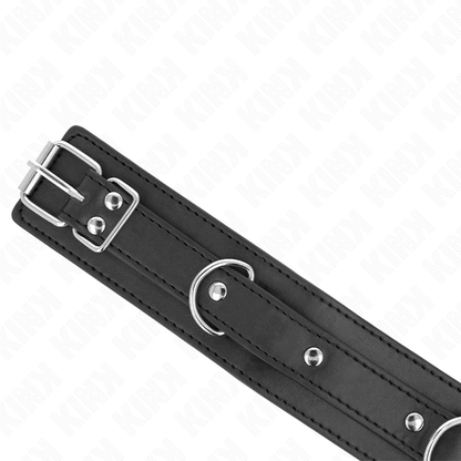 Collana con guinzaglio 65 cm modello 3 anelli 1 regolabile 38-49 cm x 5 cm di Kink, immagine 5