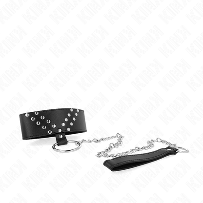 Collana con cintura 65 cm con Rivetto a v regolabile 36-43 cm x 5 cm di Kink, immagine 3