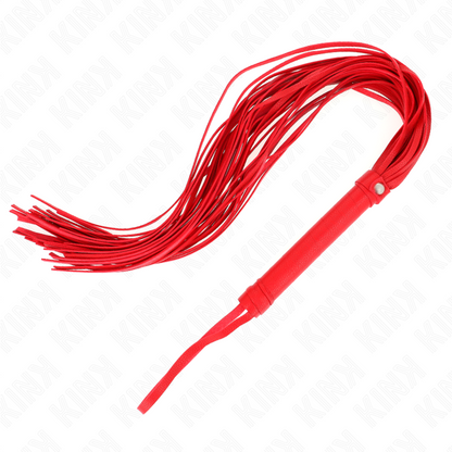 Frusta in PVC morbido rosso 70 cm di Kink, immagine 4