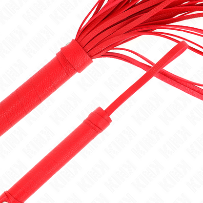 Frusta in PVC morbido rosso 70 cm di Kink, immagine 5